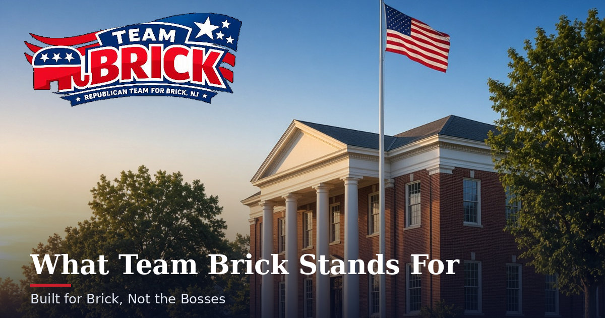 What Team Brick Stands For: Built for Brick, Not the Bosses